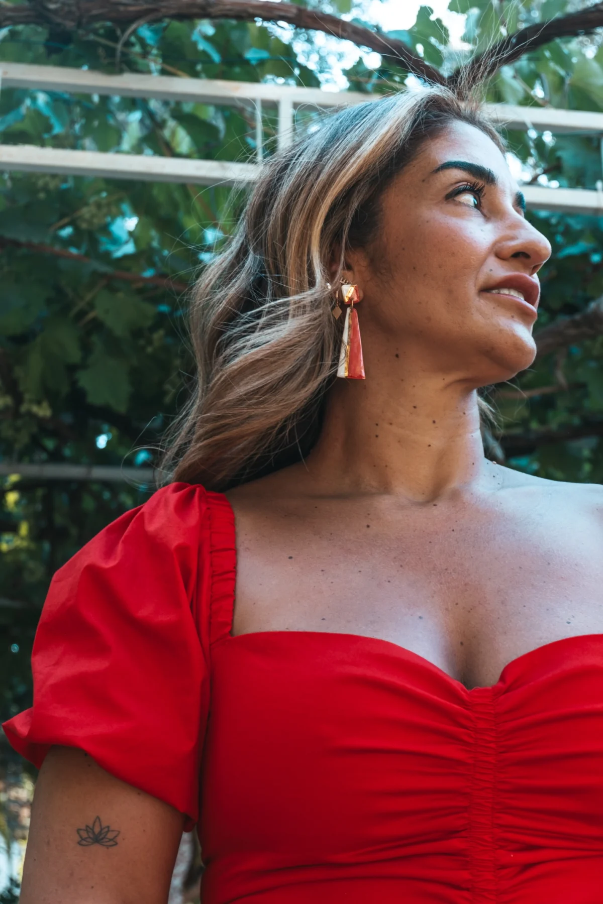 Monica Kırmızı Elbise - BE OZ - Görsel 9