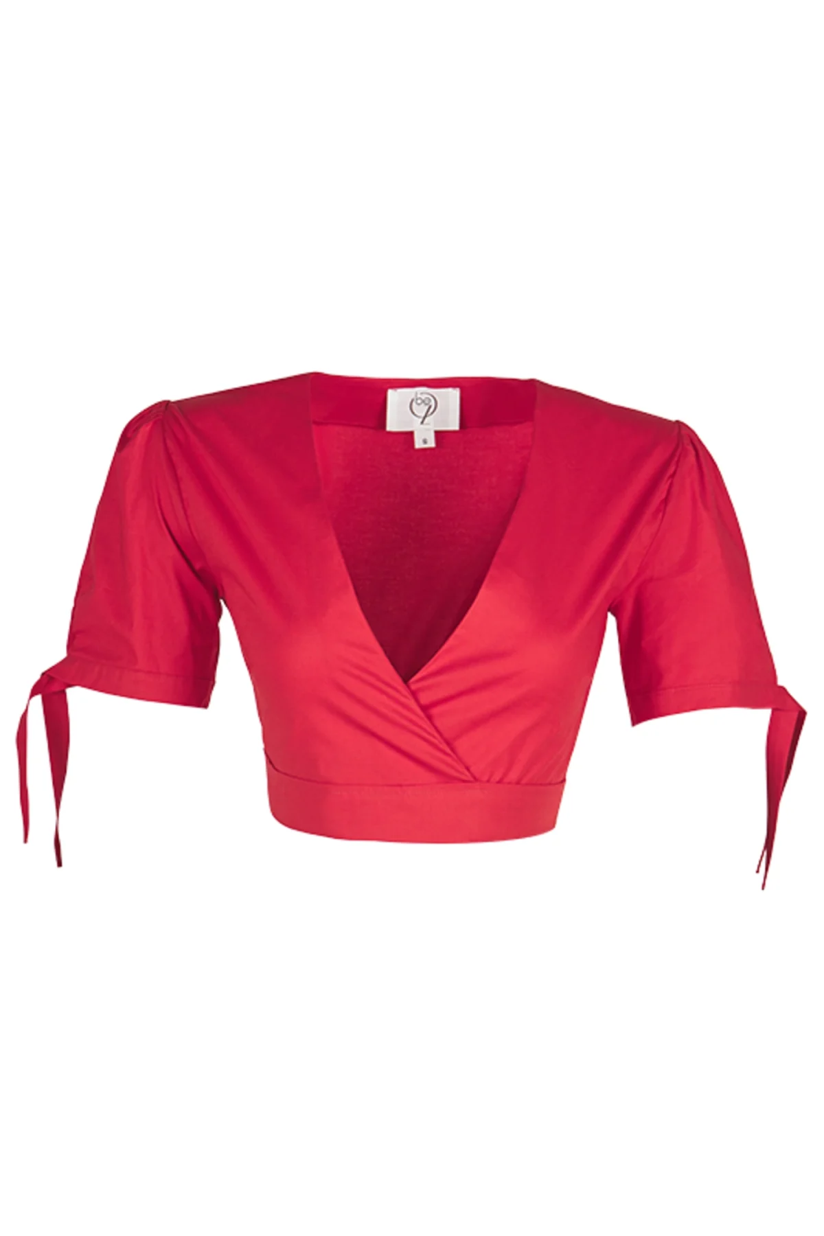 Kruvaze Bağlamalı Kırmızı Top - BE OZ - Görsel 1