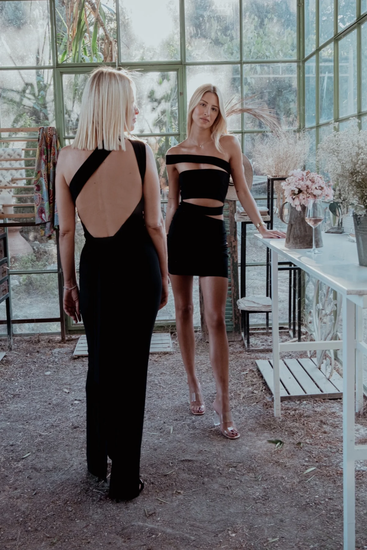 Ceylo Cut Out Siyah Elbise - BE OZ - Görsel 2