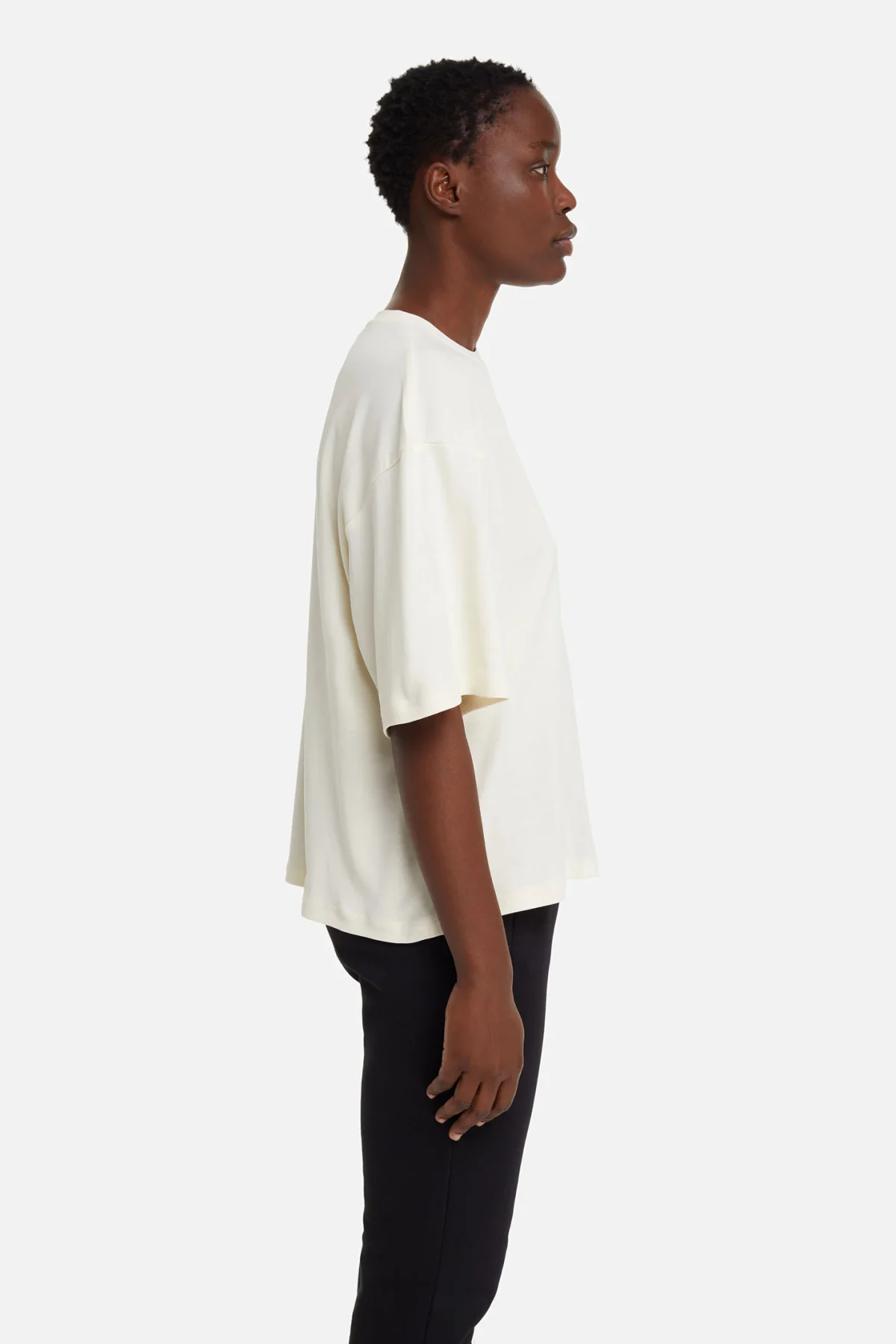 Les Benjamins Oversized Tee 004 Off White - Görsel 3