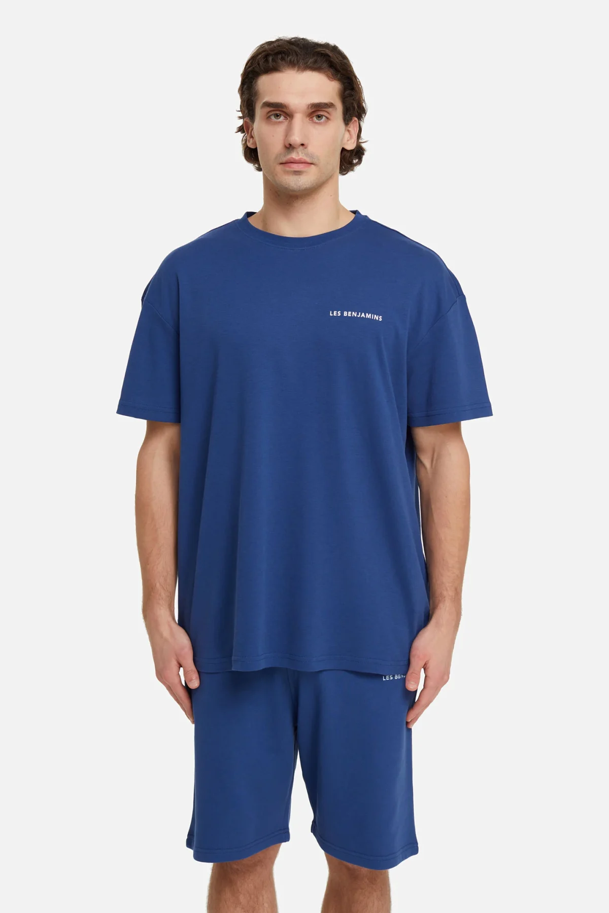 Les Benjamins Oversized Tee 002 Navy - Görsel 2