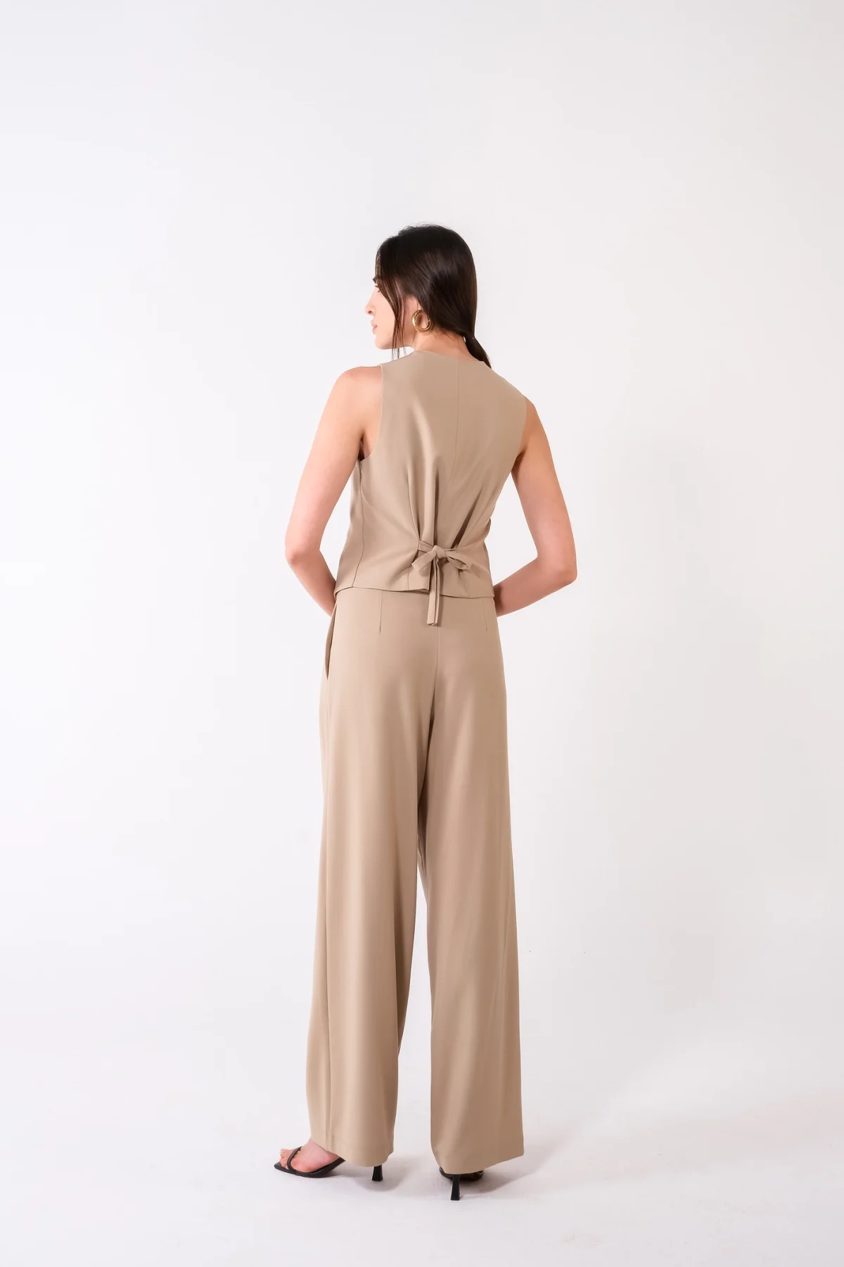 Oz Palazzo Camel Pantolon - BE OZ - Görsel 3