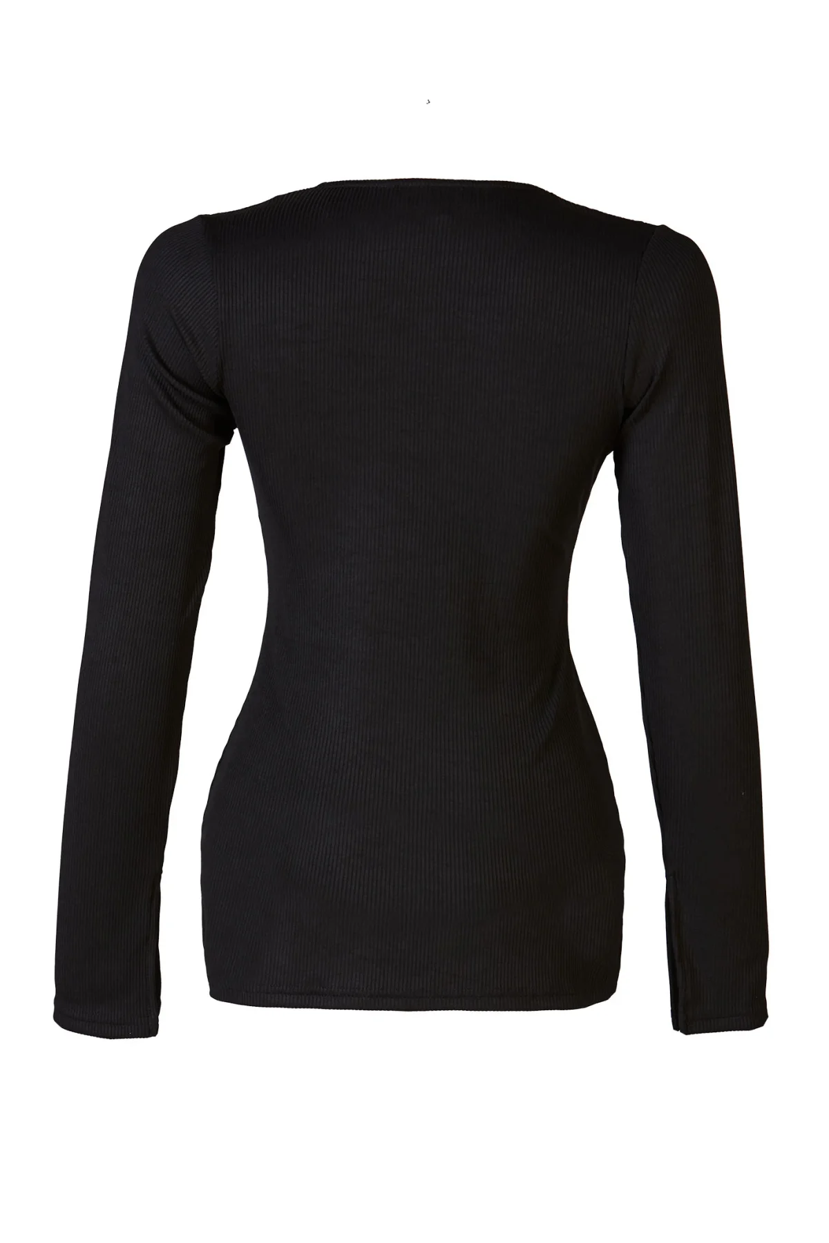 Kuşgözlü Siyah Bluz - BE  OZ - Görsel 2