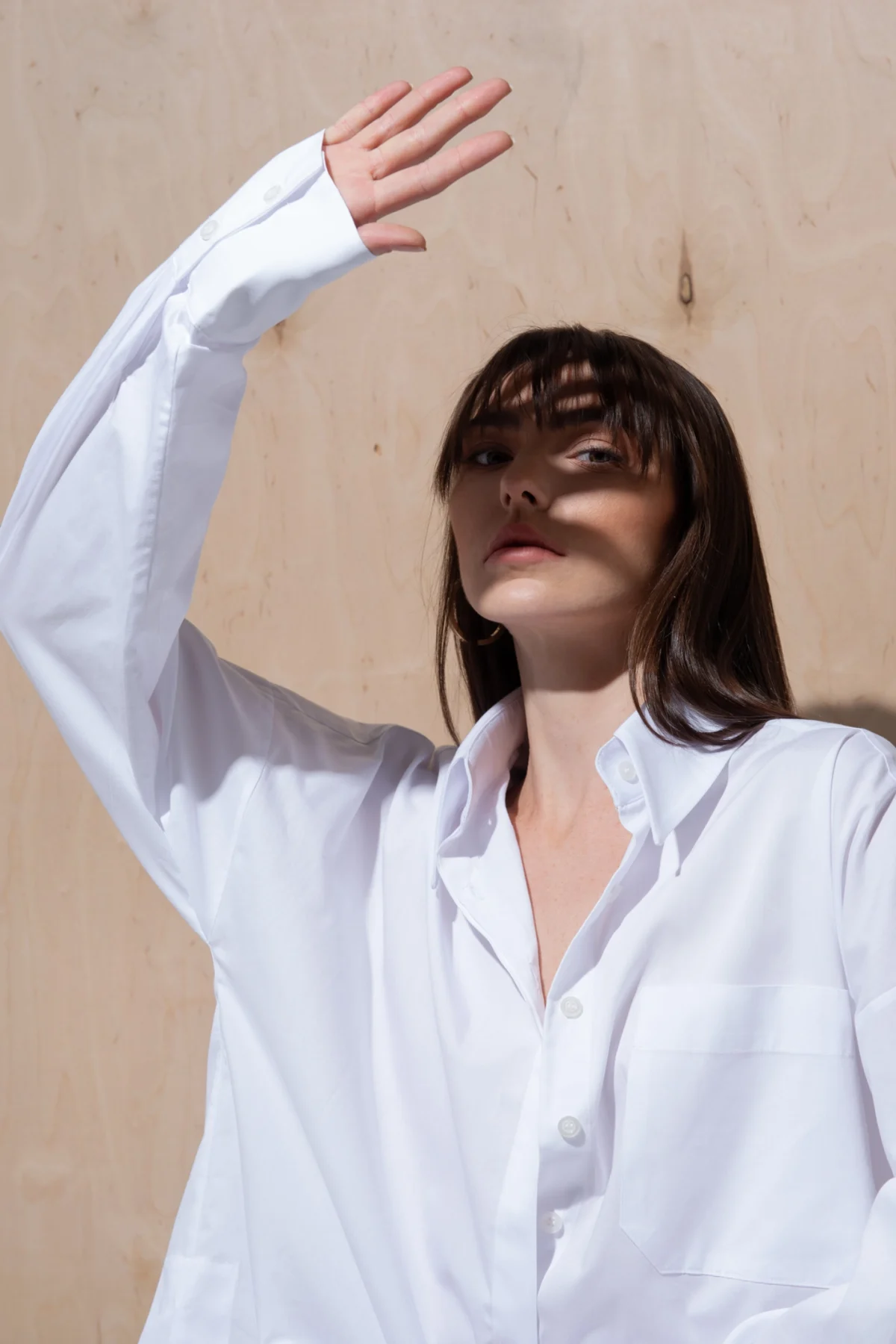 Oversize Boyfriend Mavi Gömlek - BE OZ - Görsel 19