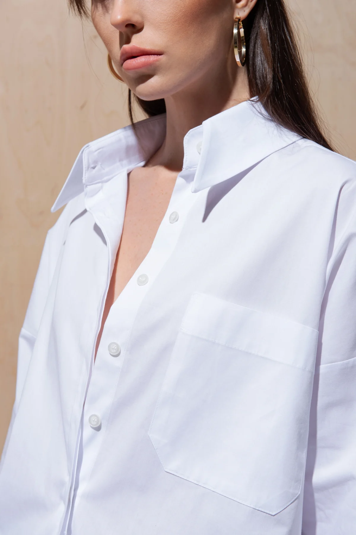 Oversize Boyfriend Mavi Gömlek - BE OZ - Görsel 20