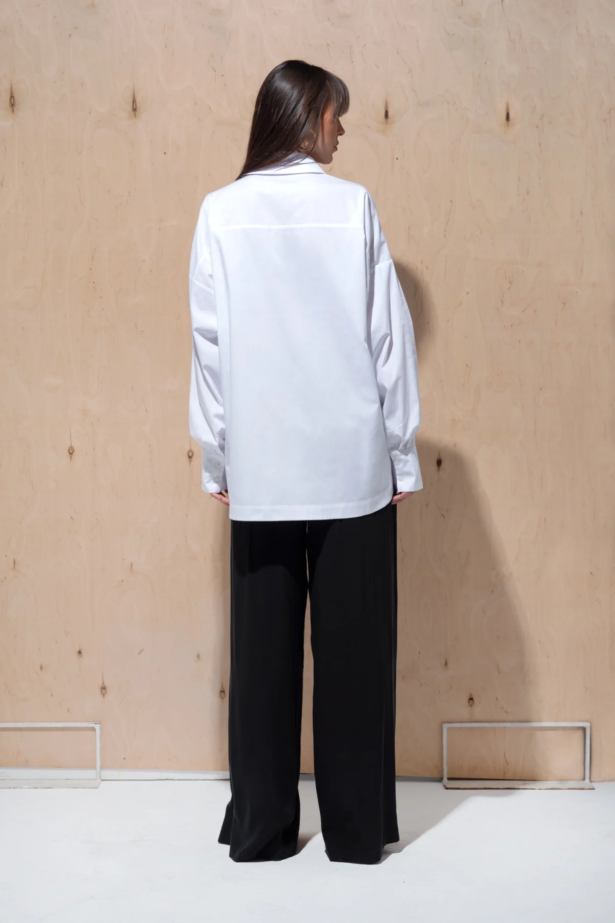 Oversize Boyfriend Mavi Gömlek - BE OZ - Görsel 25