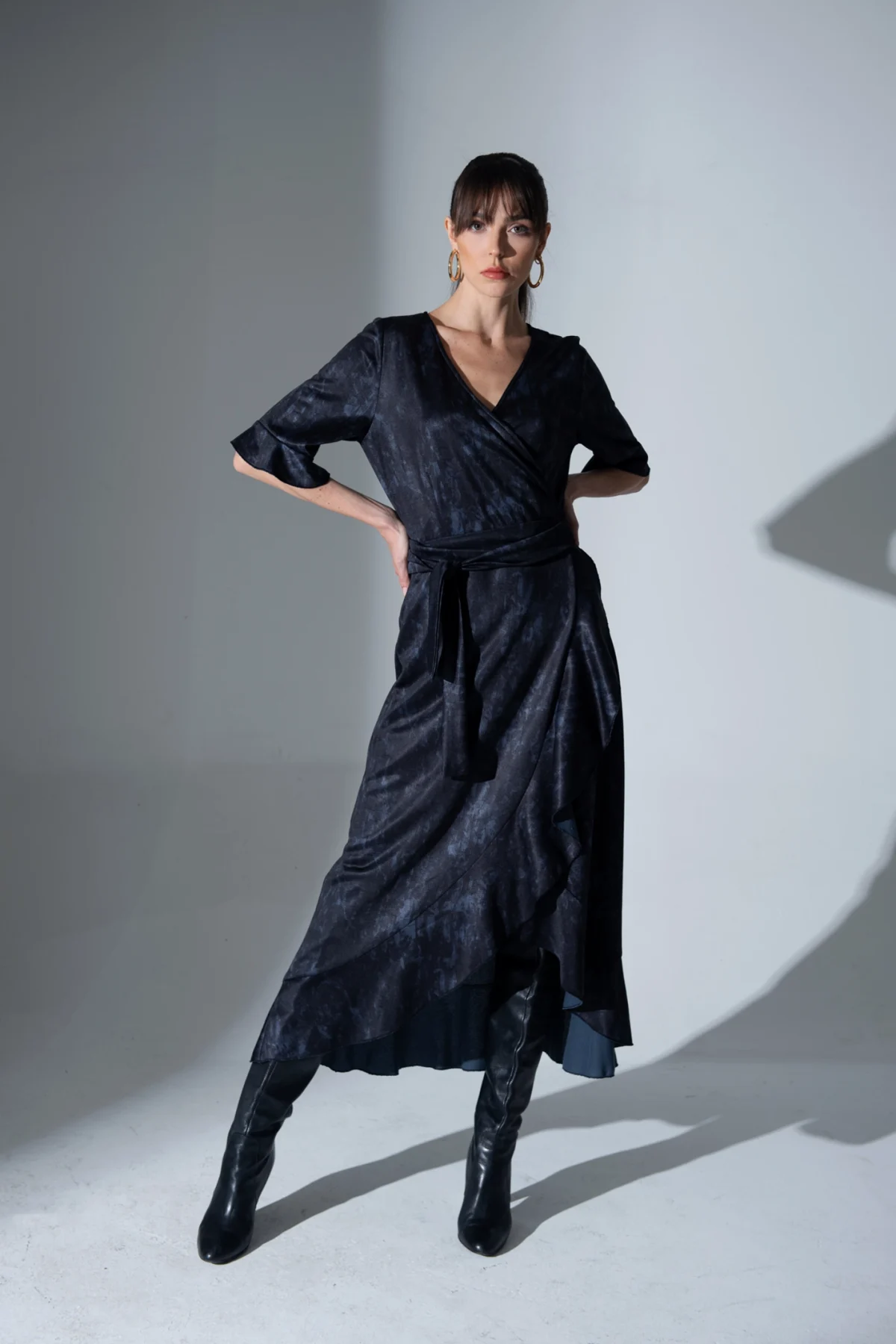 Yasmin Kruvaze Elbise - BE OZ - Görsel 2