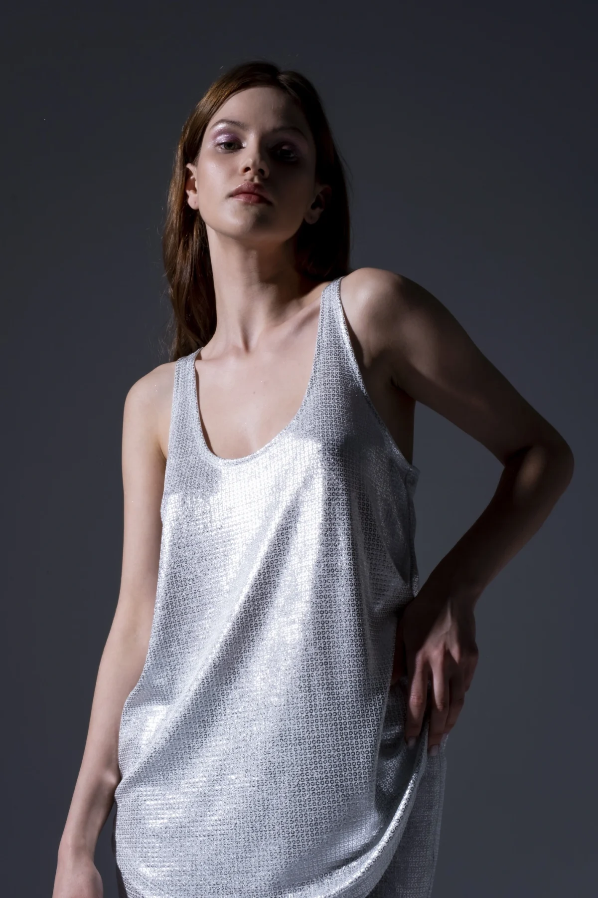 Yüzücü Silver Varak Atlet - BE OZ - Görsel 2