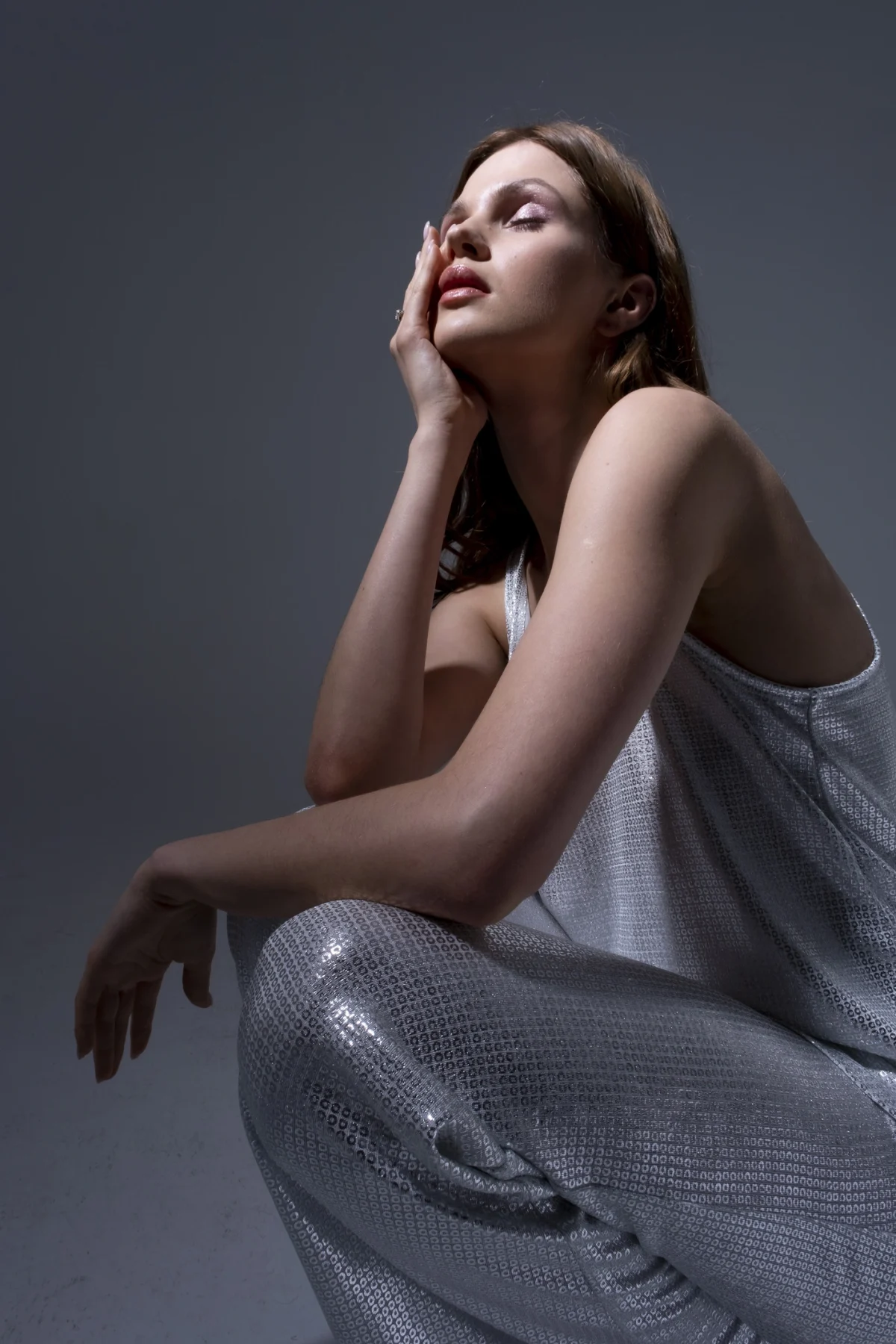 Yüzücü Silver Varak Atlet - BE OZ - Görsel 3