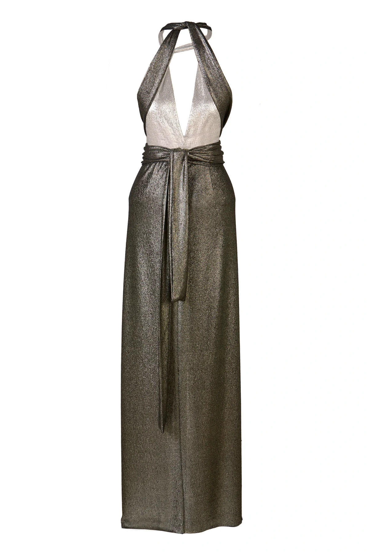 Tracy Koyu Gold Elbise - BE OZ - Görsel 2