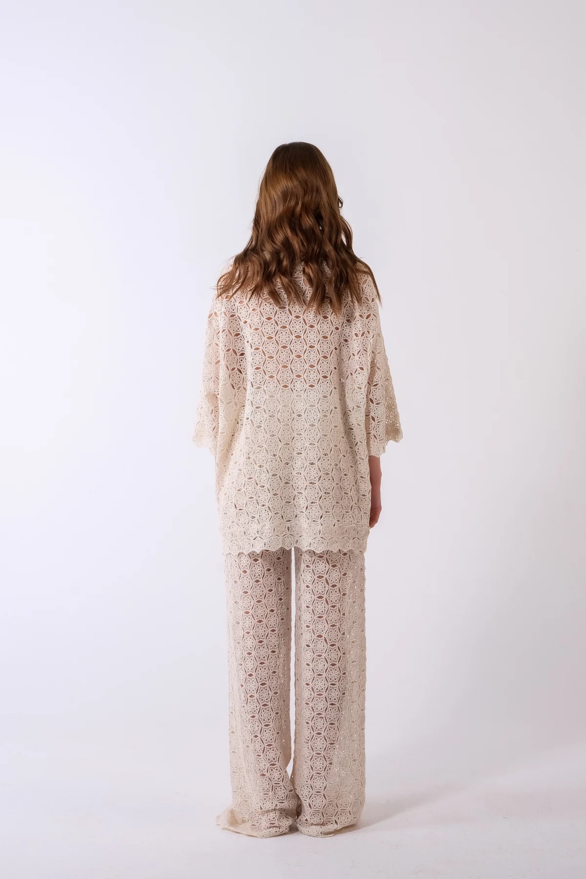 Resort Kroşe Siyah Pantolon - BE OZ - Görsel 6