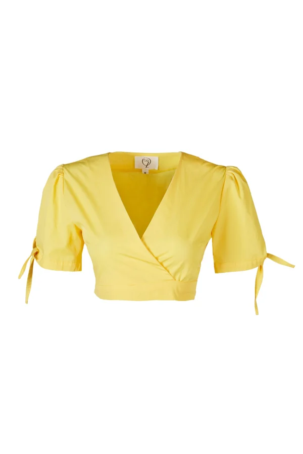 Kruvaze Bağlamalı Sarı Top - BE OZ