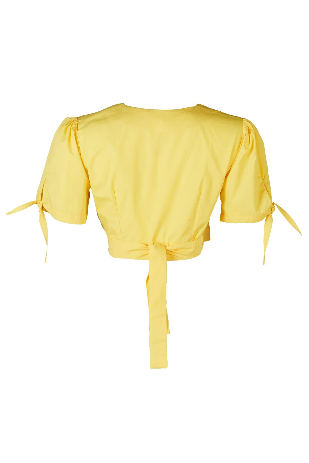 Kruvaze Bağlamalı Sarı Top - BE OZ - Görsel 7