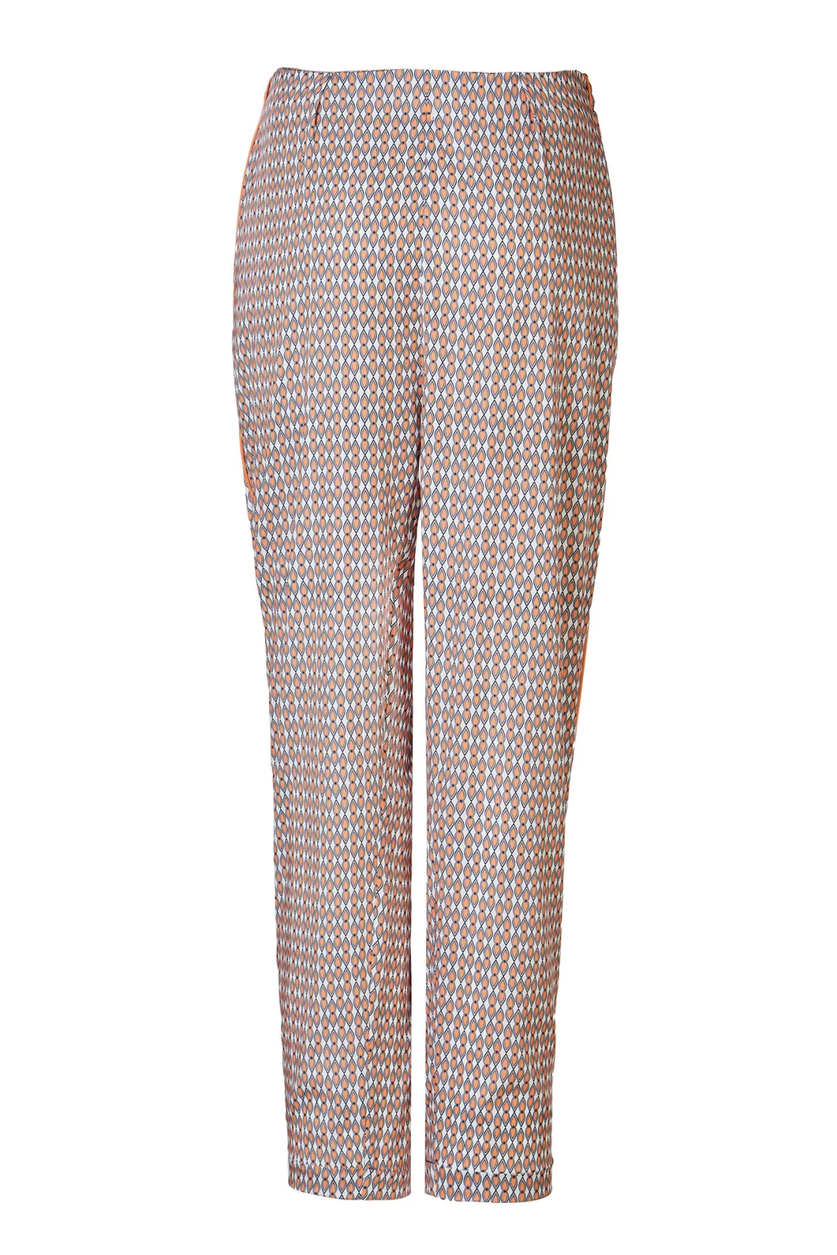 Nihan Turuncu Desen Havuç Pantolon - BE OZ - Görsel 4