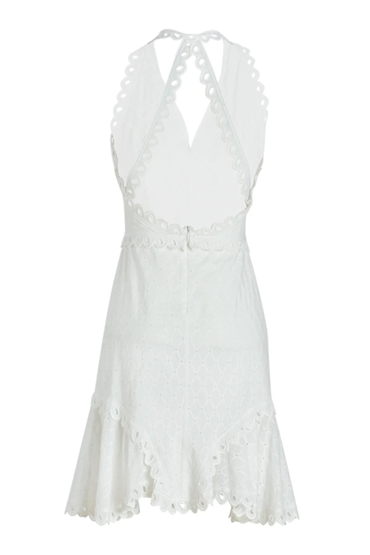 Rona Brode Beyaz Elbise - BE OZ - Görsel 2