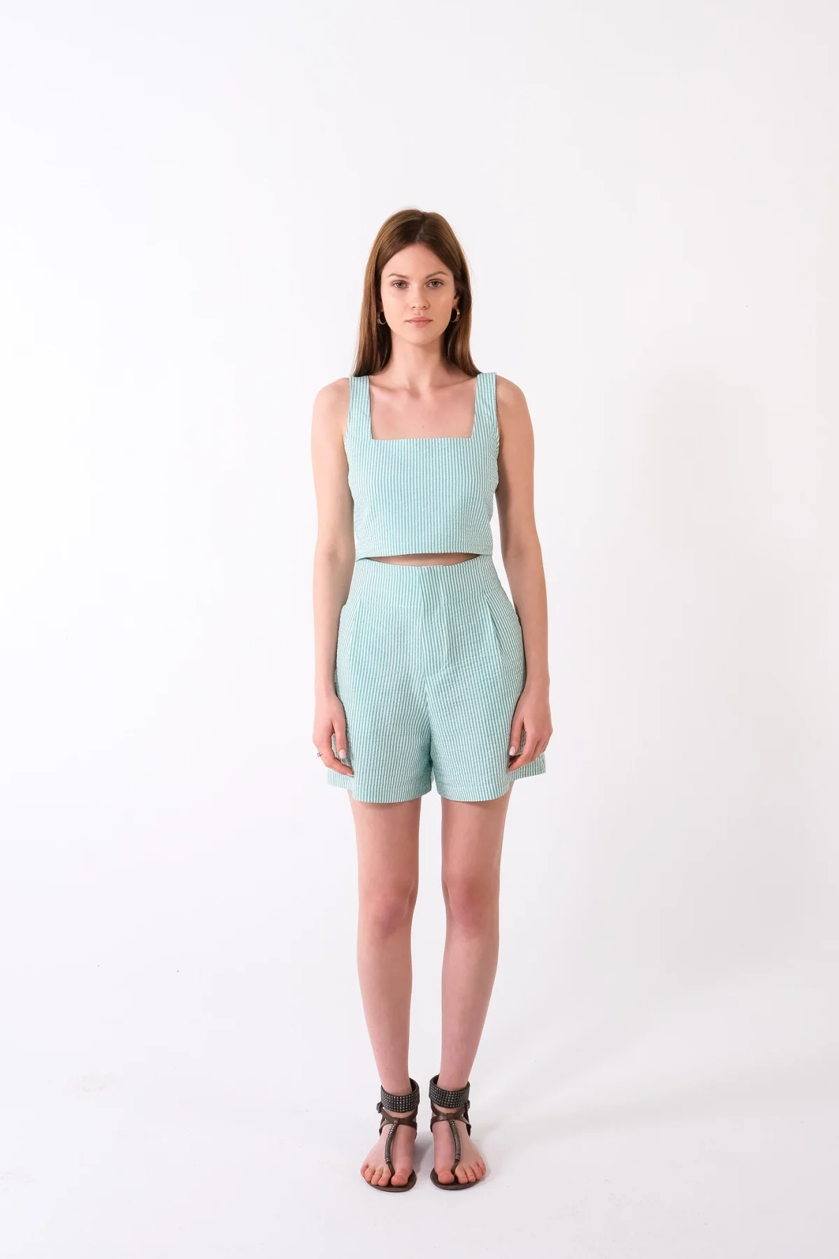 Costa Yeşil Çizgili Takım - BE OZ - Görsel 4