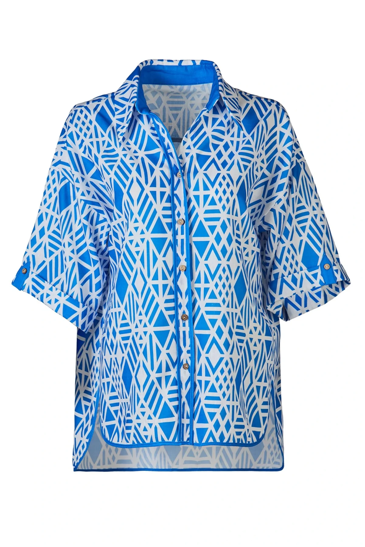 Natur Yeşil Gömlek ve Şort Takım - BE OZ - Görsel 13