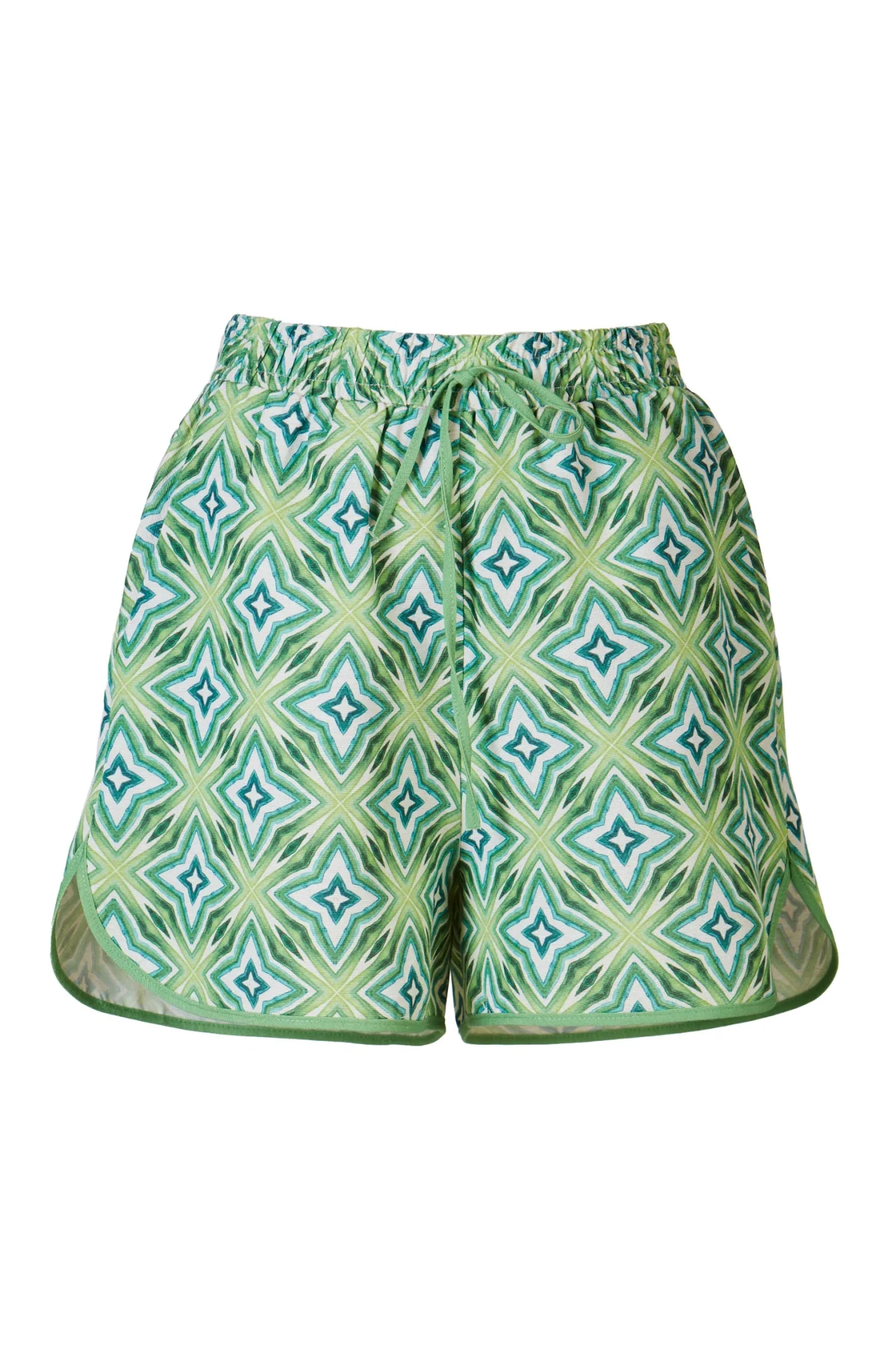 Natur Yeşil Gömlek ve Şort Takım - BE OZ - Görsel 7