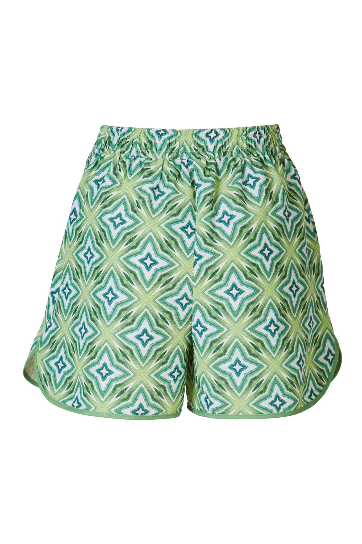 Natur Yeşil Gömlek ve Şort Takım - BE OZ - Görsel 9