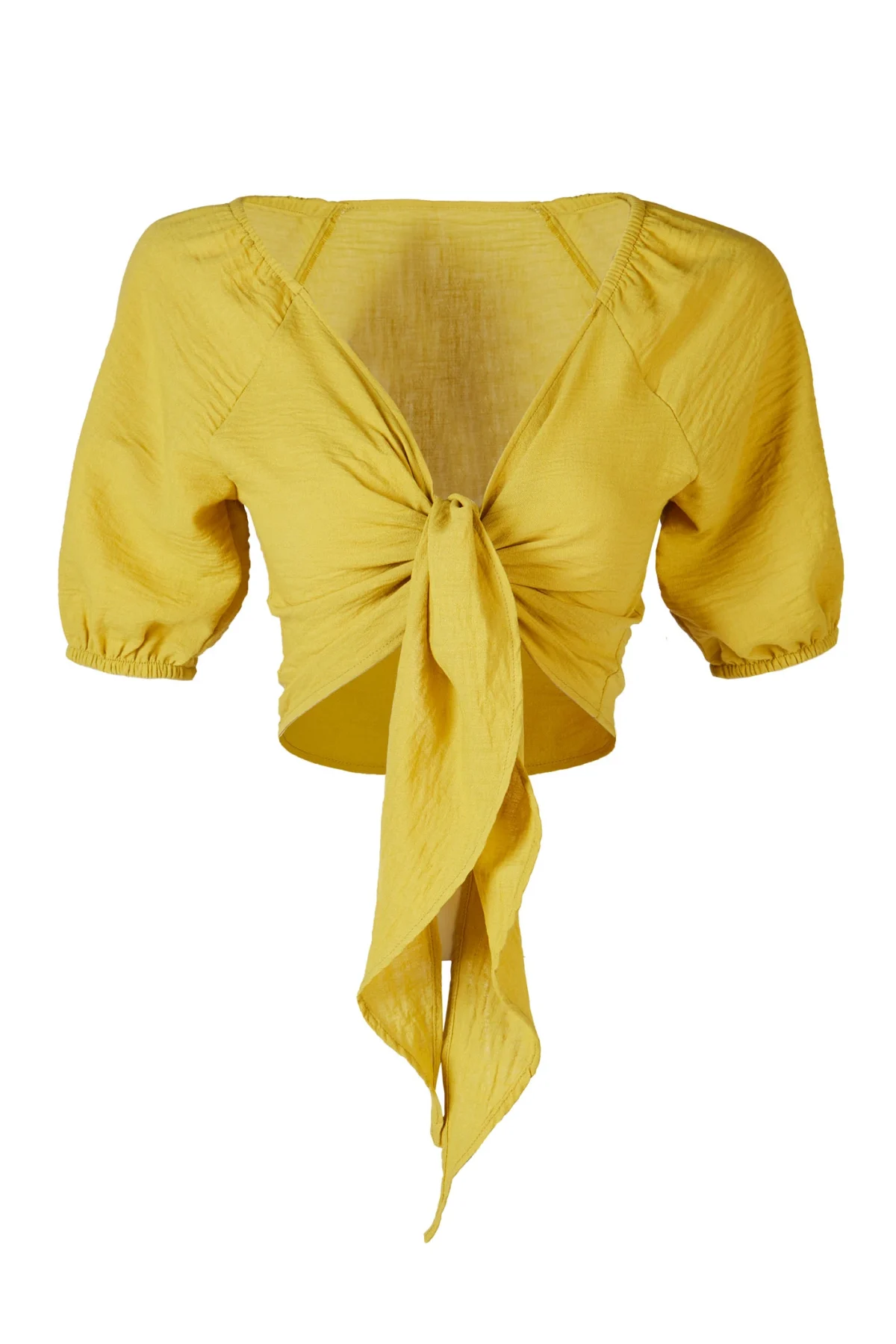 Önden Bağlamalı Turuncu Top - BE OZ - Görsel 6