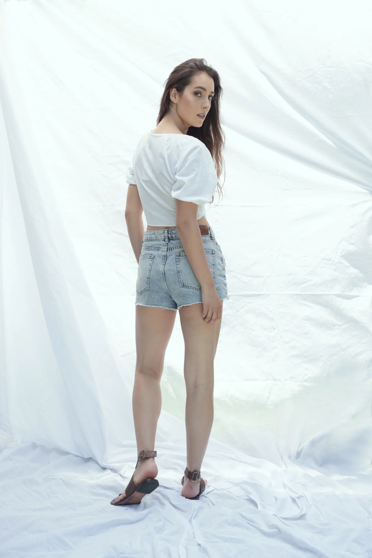 Önden Bağlamalı Turuncu Top - BE OZ - Görsel 8