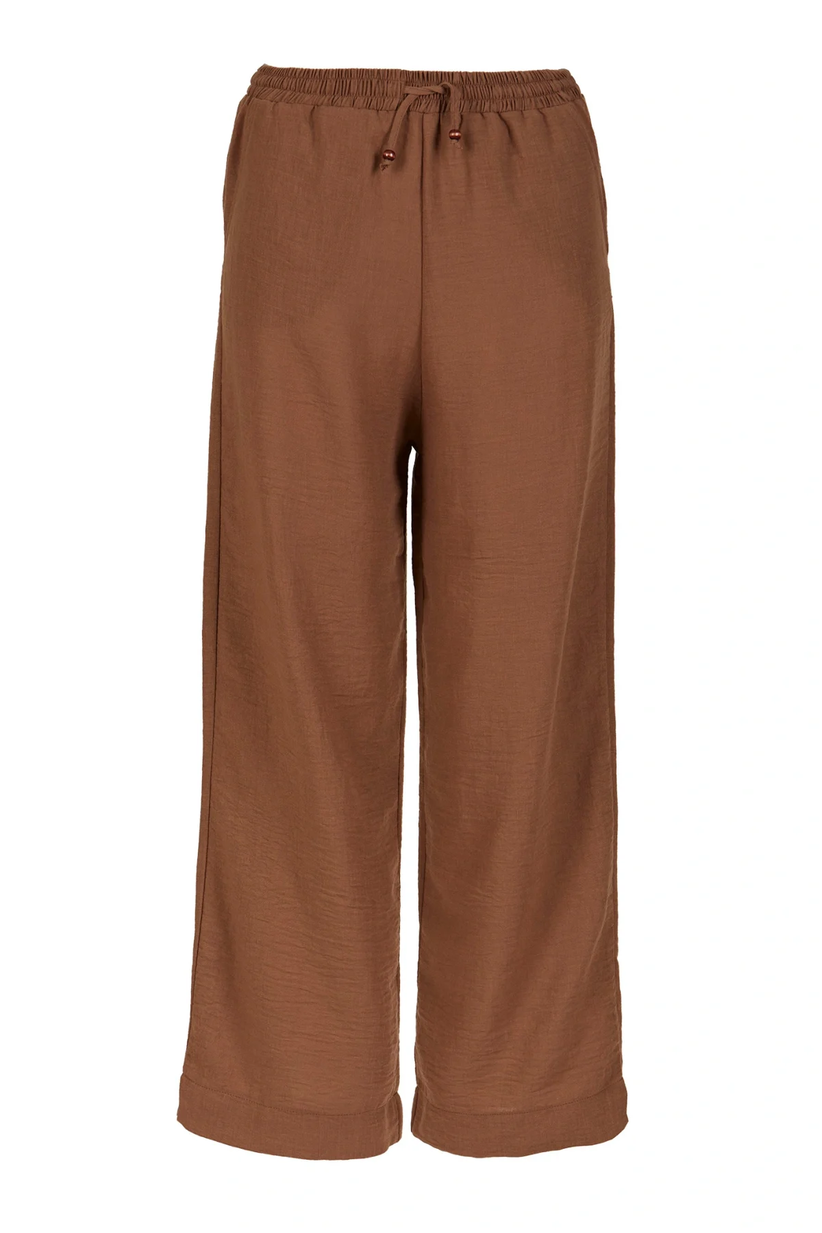 Alaçatı Beli Lastikli Salaş Siyah Pantolon - BE OZ - Görsel 3