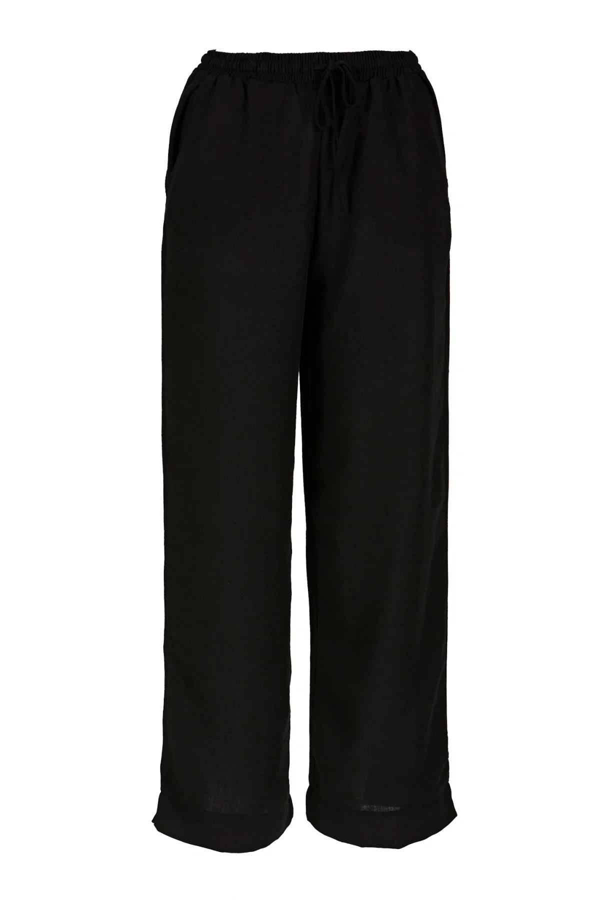 Alaçatı Beli Lastikli Salaş Kahverengi Pantolon - BE OZ - Görsel 3