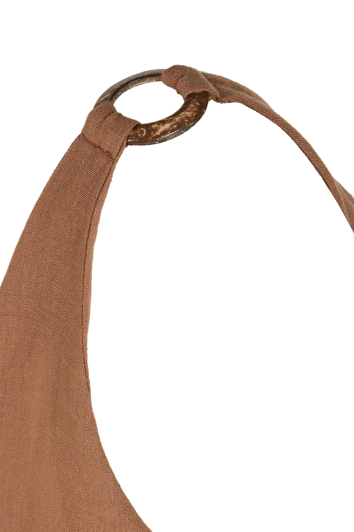 Önden Bağlamalı Turuncu Elbise - BE OZ - Görsel 7