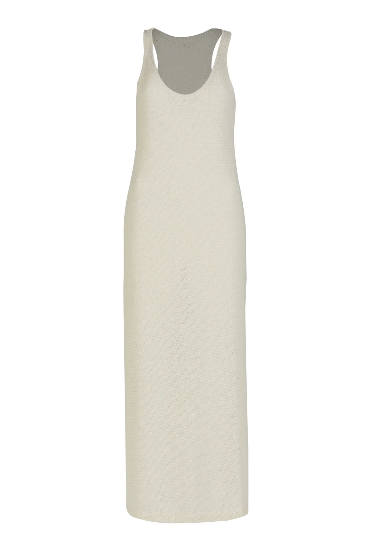 Örgü Beyaz Elbise - BE OZ - Görsel 1