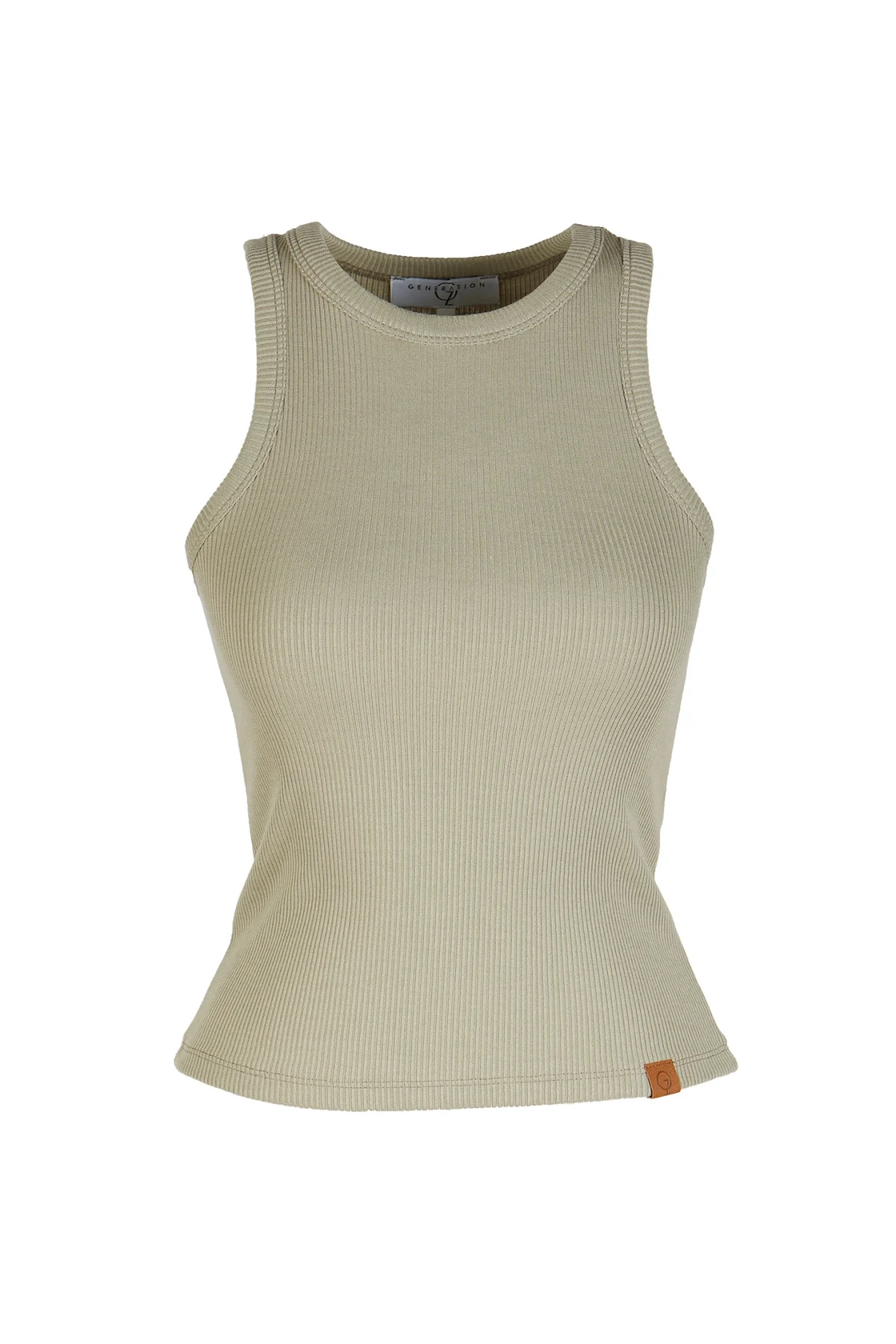 Yüzücü Ribana Gri Atlet - BE OZ - Görsel 5