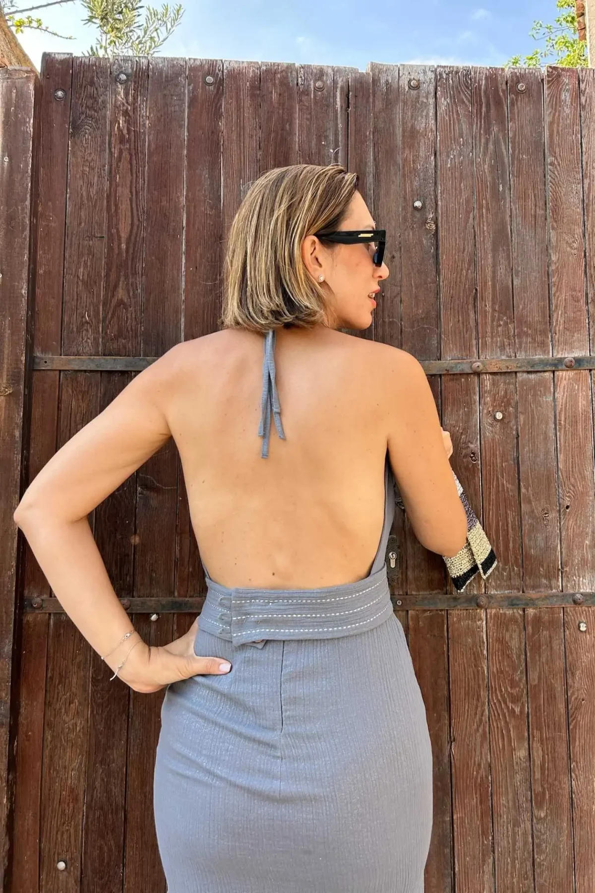 Tracy Müslin Yeşil Elbise - BE OZ - Görsel 4