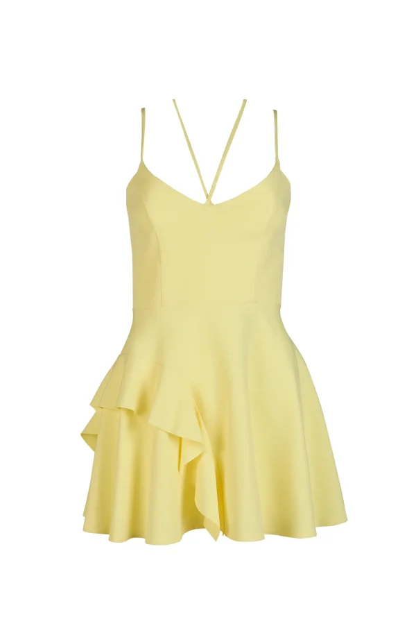 Mia Sarı Elbise - BE OZ
