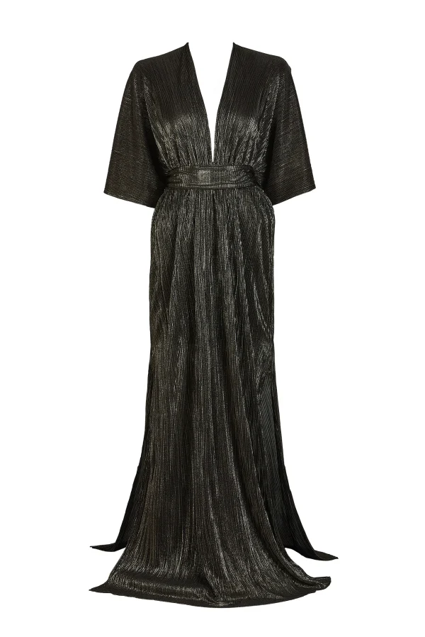 Yarasa Kol Siyah Elbise - BE OZ