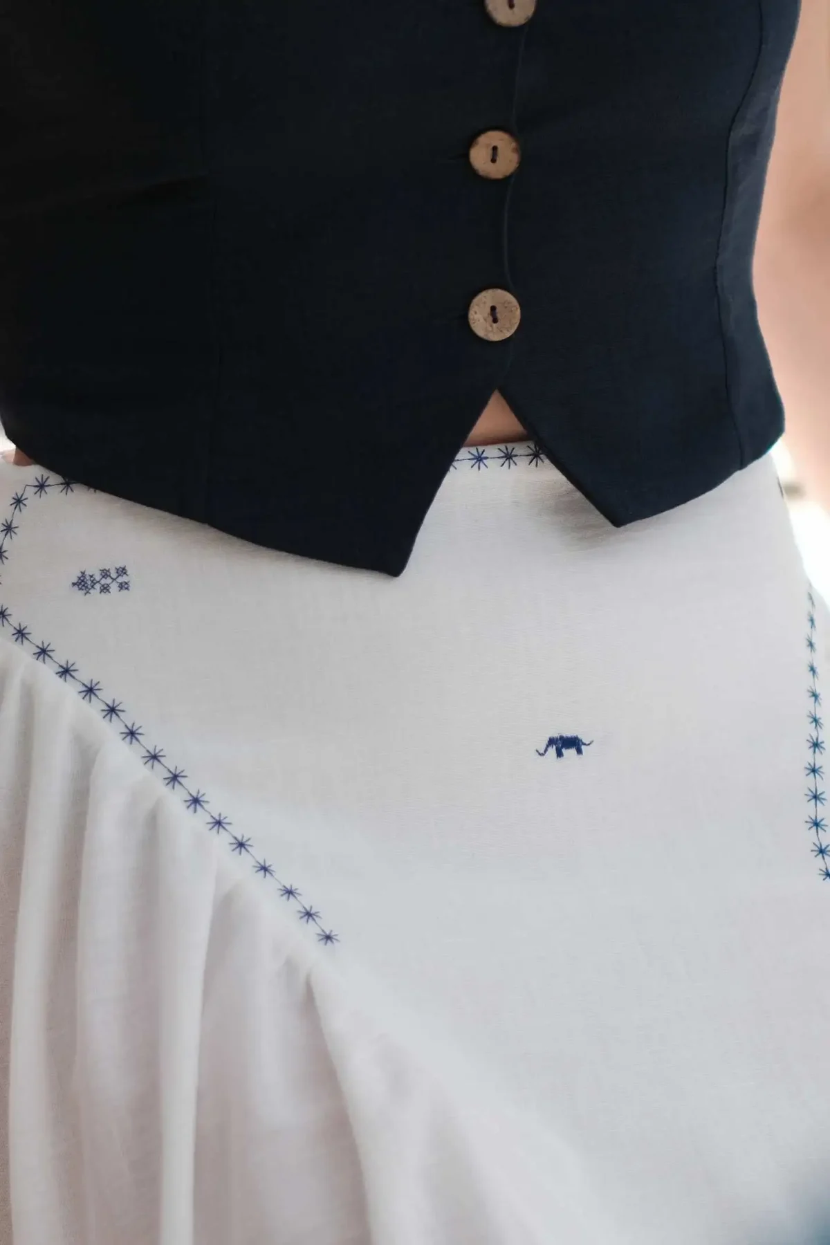 Soley Nakışlı Etek - BE OZ - Görsel 3