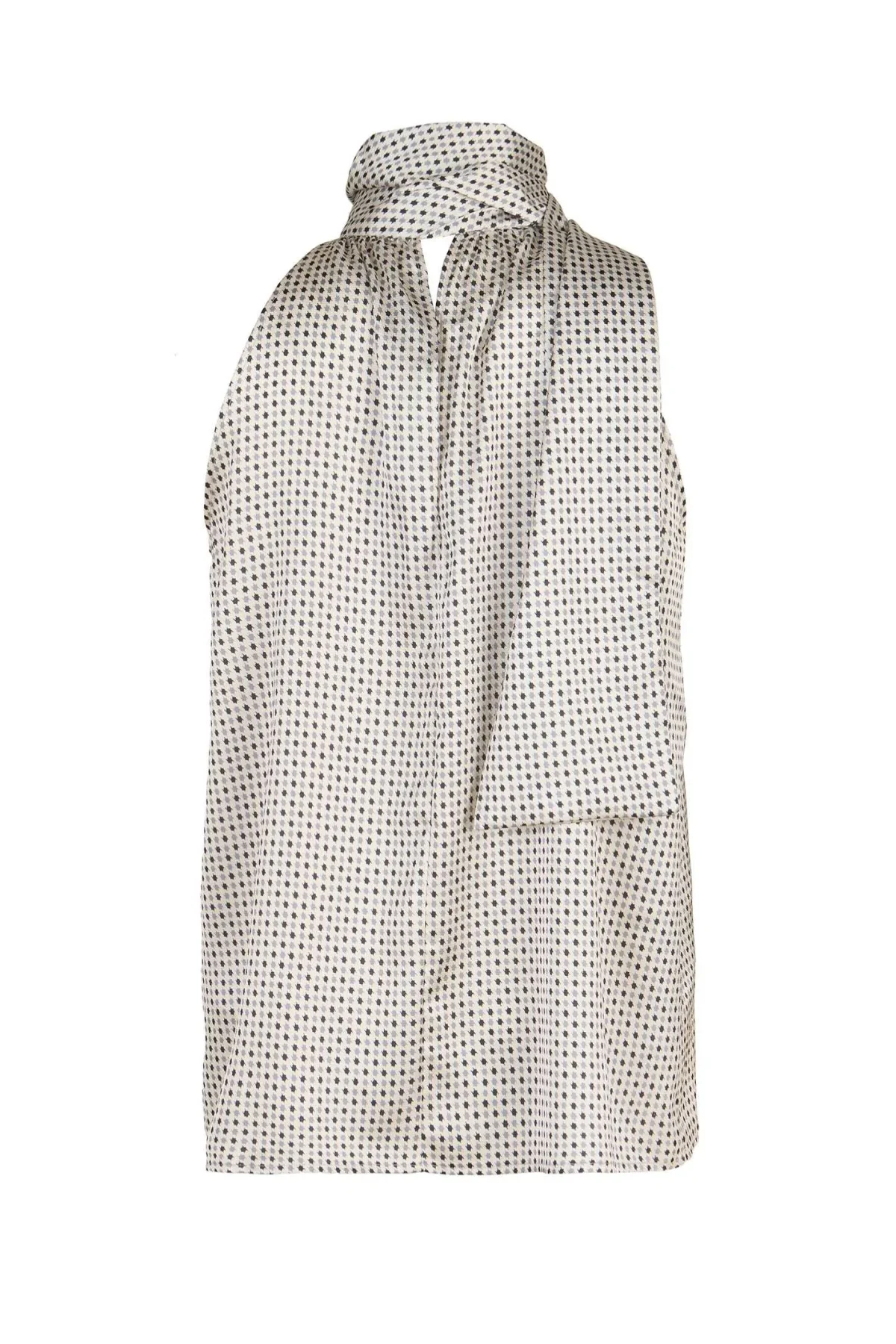 Elegance Siyah/Beyaz Bluz - BE OZ - Görsel 3