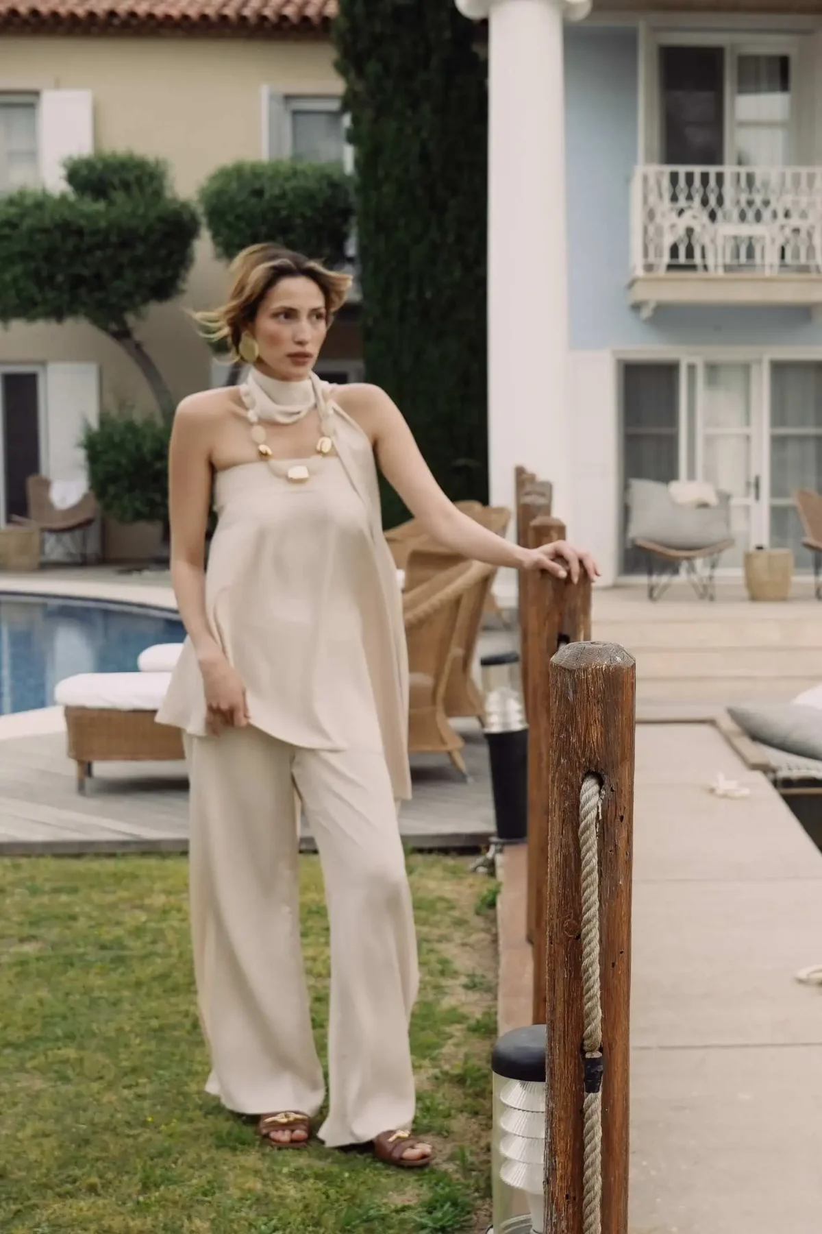 Isabel Siyah Tunik ve Pantolon - BE OZ - Görsel 7