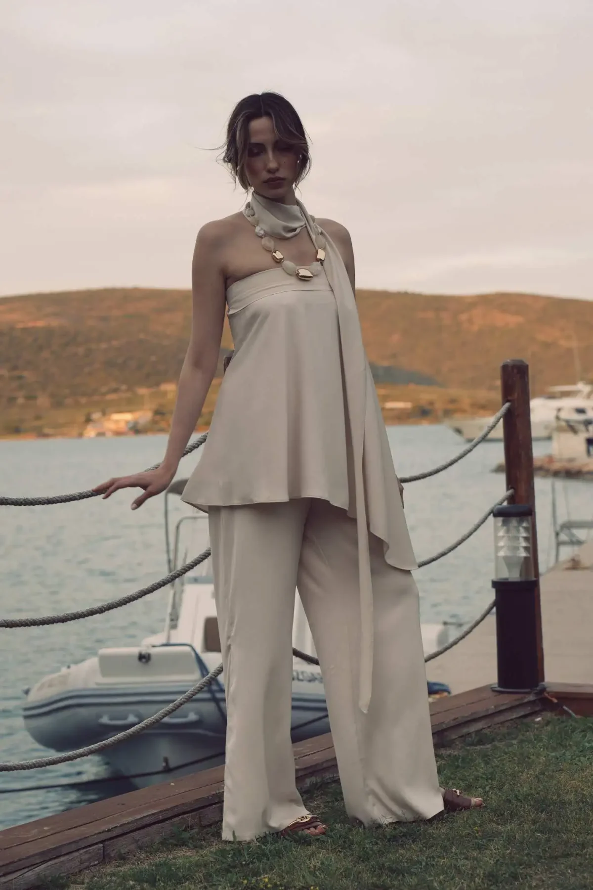 Isabel Siyah Tunik ve Pantolon - BE OZ - Görsel 6