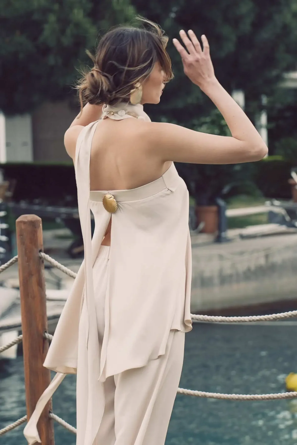 Isabel Siyah Tunik ve Pantolon - BE OZ - Görsel 8