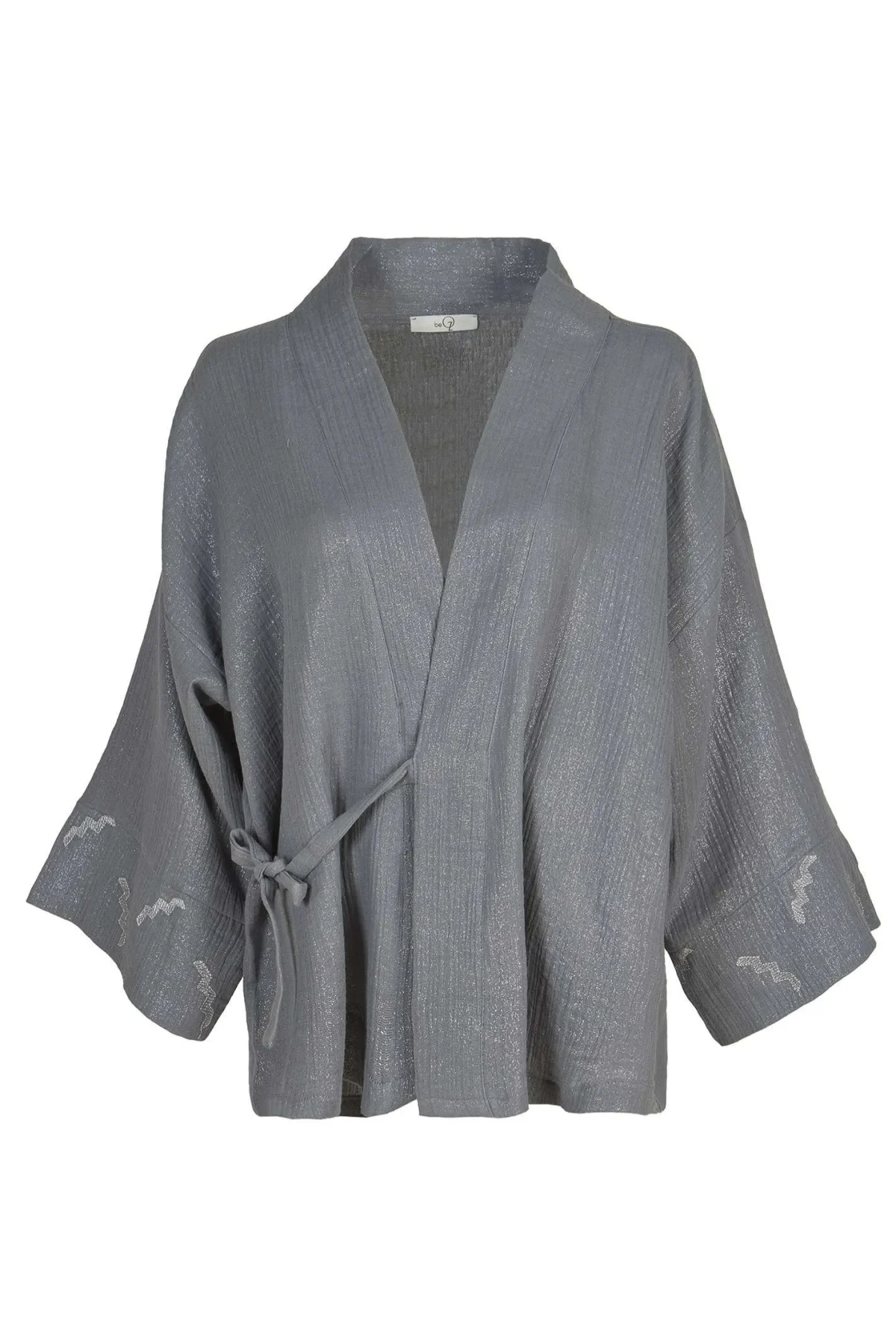 Kiga Gri Kimono - BE OZ - Görsel 13