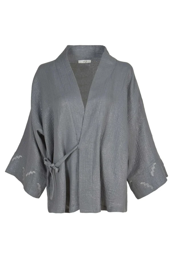 Kiga Gri Kimono - BE OZ