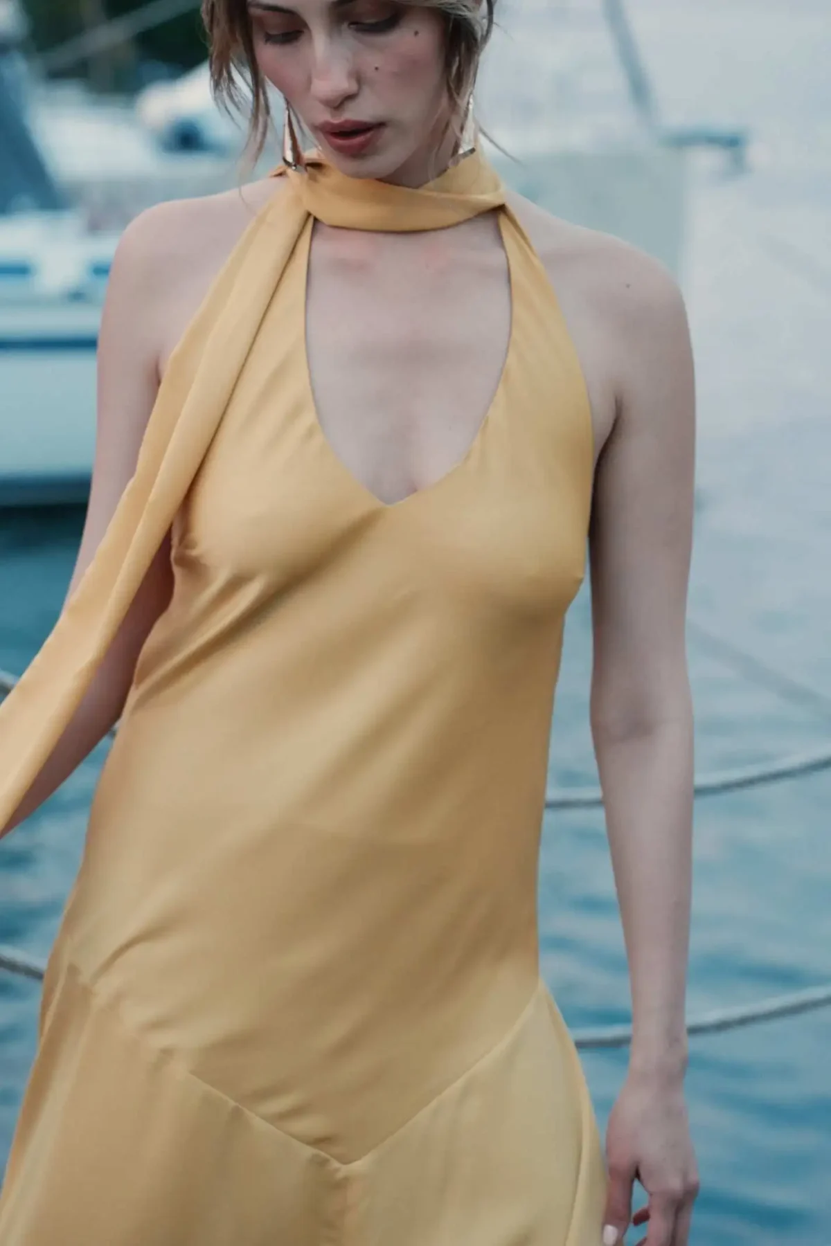 Matmazel Hardal Elbise - BE OZ - Görsel 3