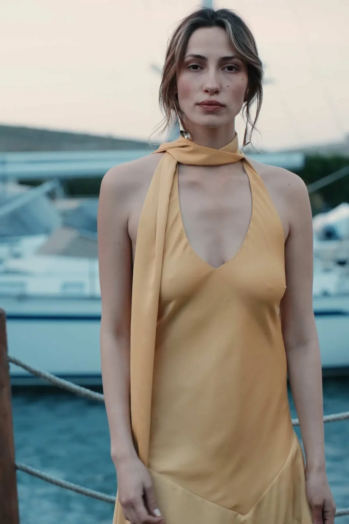 Matmazel Hardal Elbise - BE OZ - Görsel 4