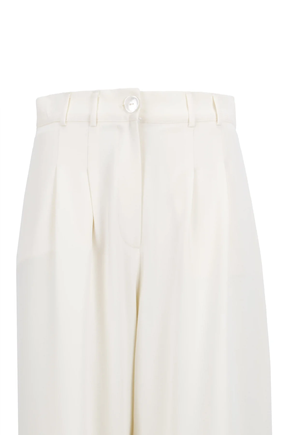 Palazzo Ekru Pantolon - Görsel 3