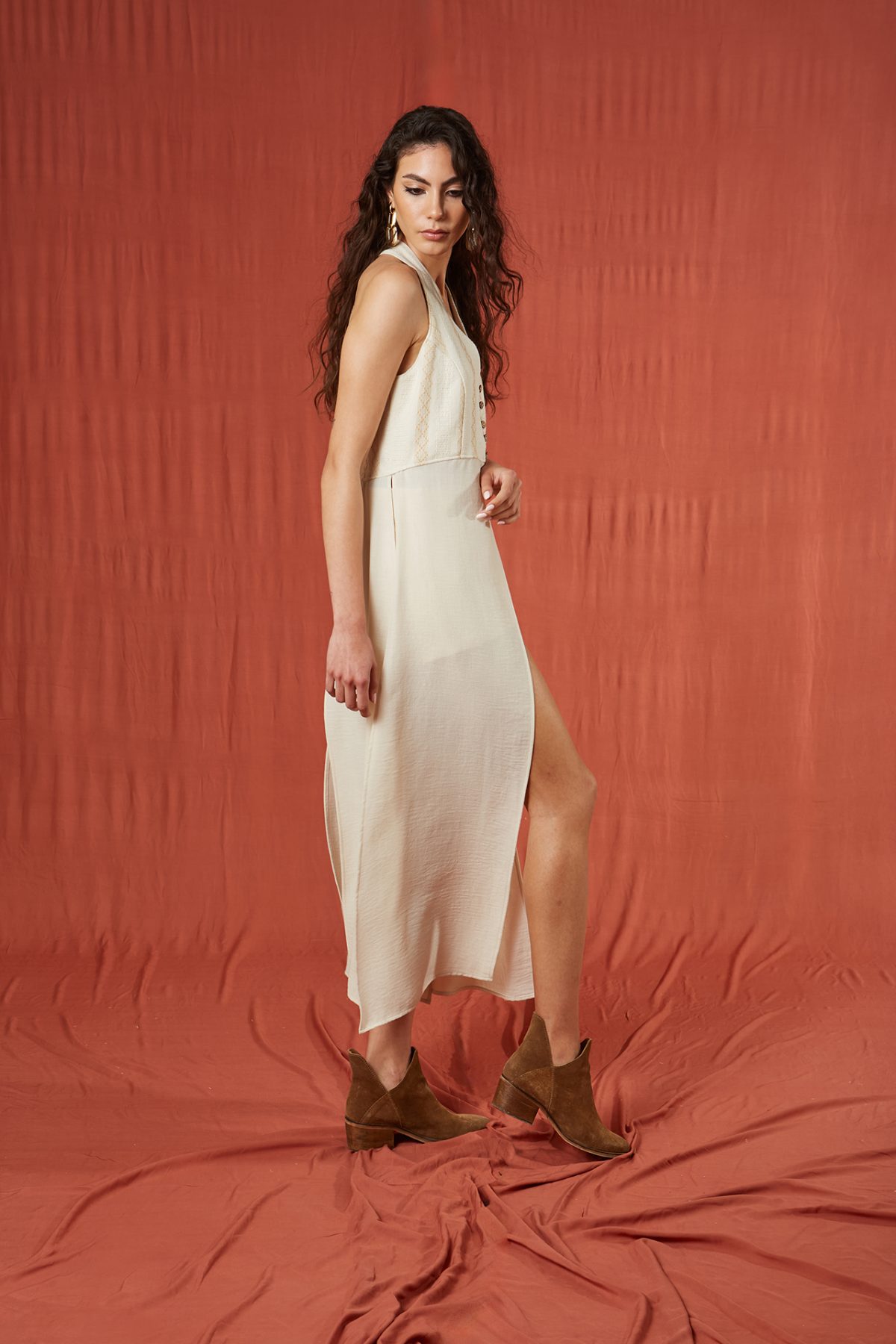 Anka Bej Yelek - BE OZ - Görsel 3