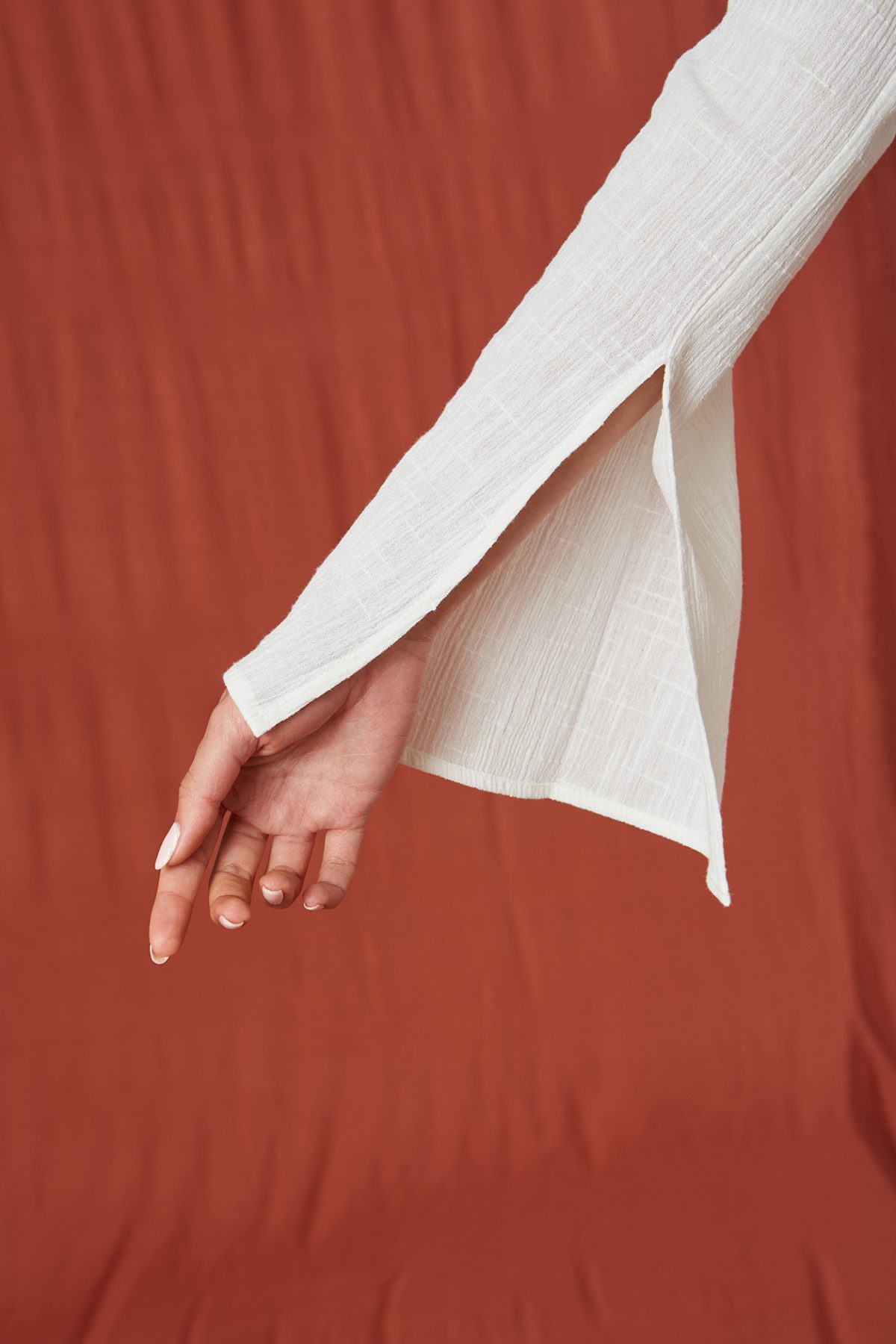 Bali Flanel Beyaz Bluz Pantolon Takım - BE OZ - Görsel 7