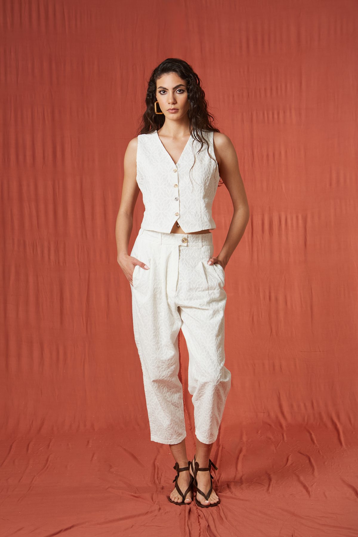 Italy Brode Beyaz Takım - BE OZ - Görsel 4