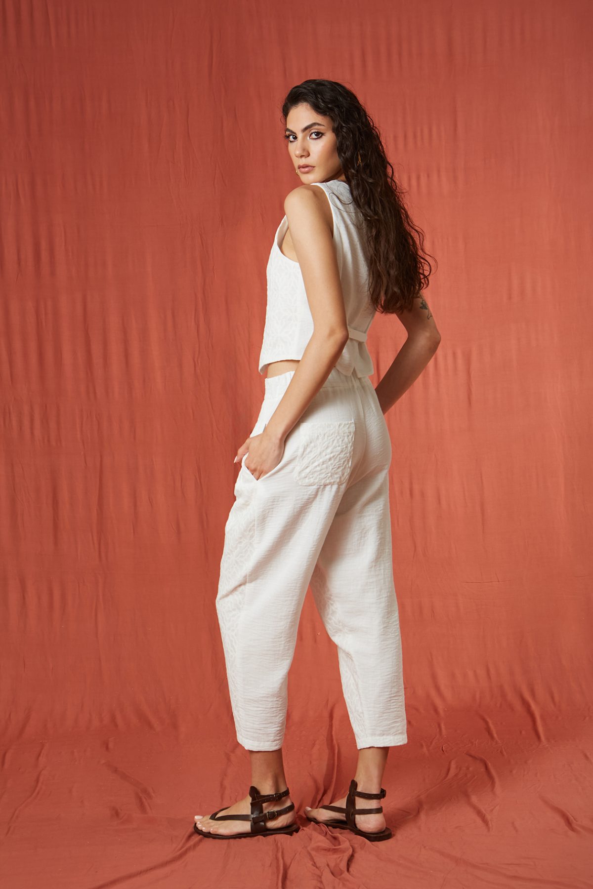 Italy Brode Beyaz Takım - BE OZ - Görsel 8