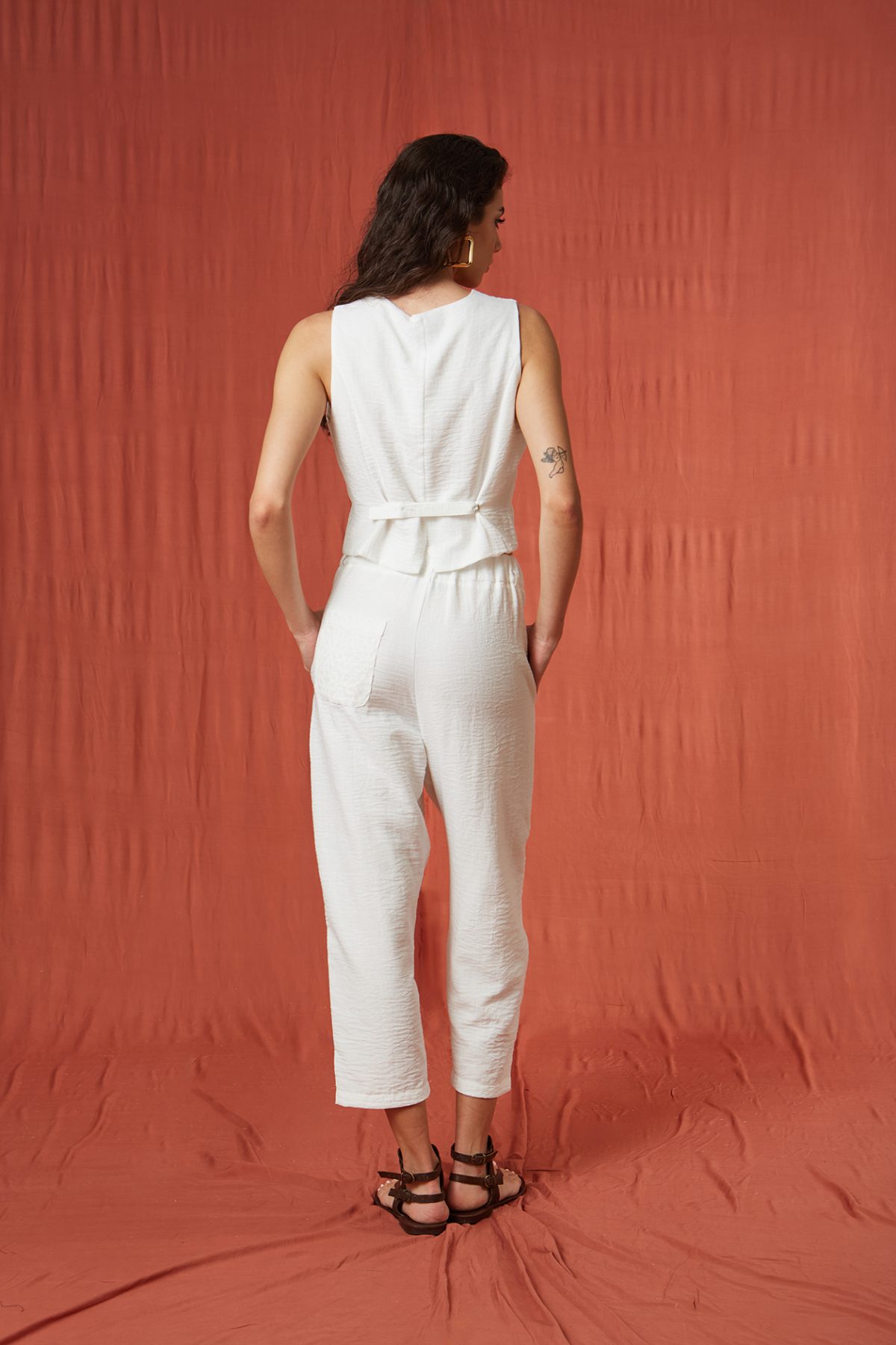 Italy Brode Beyaz Takım - BE OZ - Görsel 9