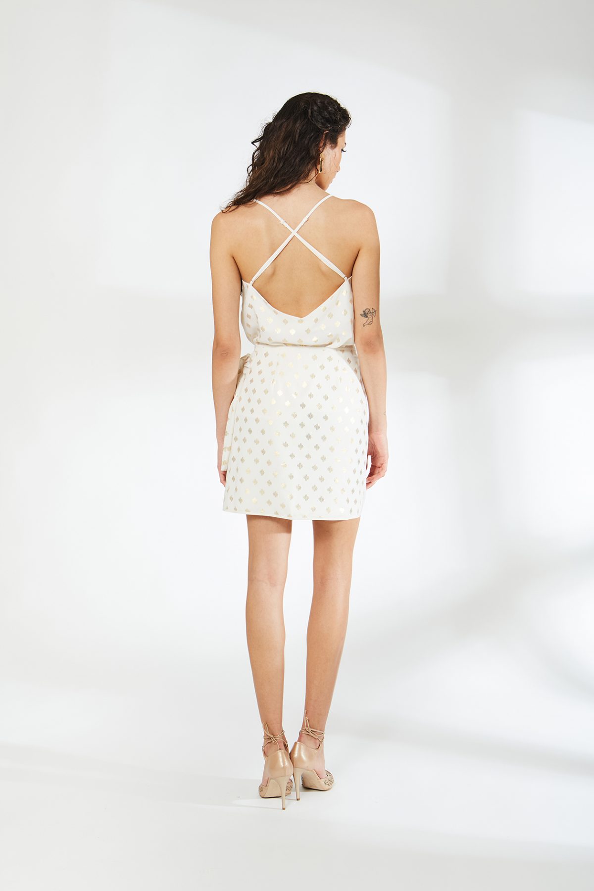 Tanya Gold Varak Ekru Bluz - BE OZ - Görsel 9