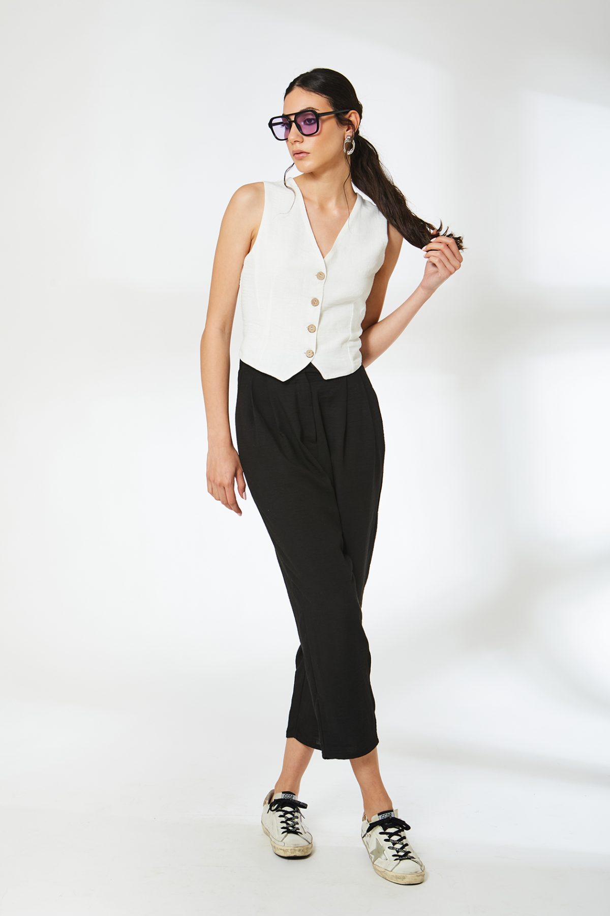 Italy Basic Siyah Pantolon - BE OZ - Görsel 3